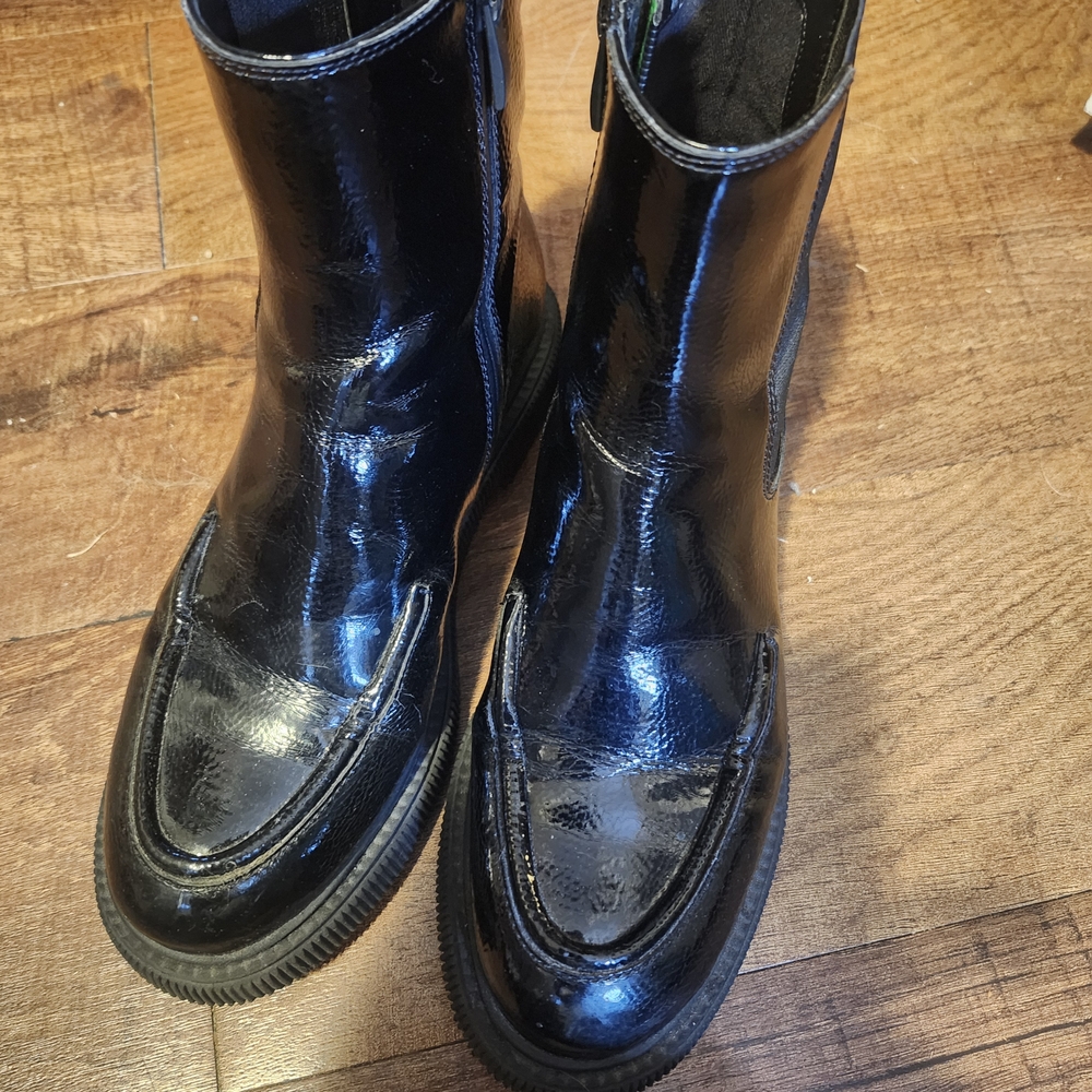 Franco Sarto Black Ankle Boots